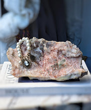 Load image into Gallery viewer, | 50% OFF | Green Phantom Pink Himalayan Quartz Cluster - 1.03kg #535
