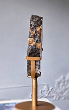 Load image into Gallery viewer, Citrine Quartz Portal / Ring on Gold Stand - 1.98kg #533
