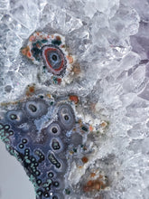 이미지를 갤러리 뷰어에 로드 , Large Rutilated Amethyst Portal / Slab on Black Stand - 7.16kg #135
