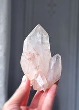 Load image into Gallery viewer, Pink Himalayan Quartz Point / Cluster - small 193g #553
