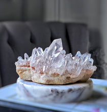 Lade das Bild in den Galerie-Viewer, High Grade Himalayan Quartz Cluster - Pink Hue 490g #572
