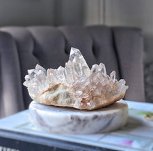 Lade das Bild in den Galerie-Viewer, High Grade Himalayan Quartz Cluster - Pink Hue 490g #572
