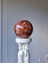 이미지를 갤러리 뷰어에 로드 , Large Fire Quartz / Red Hematoid Quartz Sphere - 1.38kg #142
