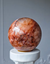 이미지를 갤러리 뷰어에 로드 , Large Fire Quartz / Red Hematoid Quartz Sphere - 1.2kg #25
