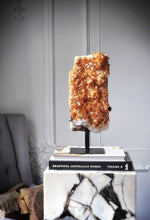 Cargar imagen en el visor de la galería, Citrine Cluster on Metal Stand - 3.8kg #41 (High Quality)
