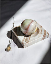 Load image into Gallery viewer, Marble Sphere Holder / Jewellery Tray #152
