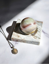 Load image into Gallery viewer, Marble Sphere Holder / Jewellery Tray #153
