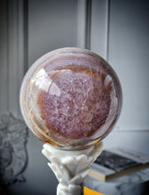 將圖片載入圖庫檢視器 Amethyst &amp; Agate Sphere - 1.21kg #23
