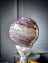 Load image into Gallery viewer, Amethyst &amp; Agate Sphere - 1.21kg #23
