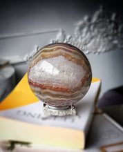 Load image into Gallery viewer, Amethyst &amp; Agate Sphere - 1.07kg #66
