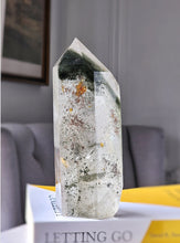 將圖片載入圖庫檢視器 Garden Quartz / Lodolite Green Phantom Tower - 1.1kg #173
