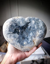 Load image into Gallery viewer, Large Celestite Geode Heart / Cluster - 3.38kg #25
