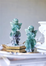 Load image into Gallery viewer, Fluorite Angel Carving - small
