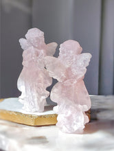 Load image into Gallery viewer, Rose Quartz Angel Carving - small
