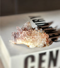 Load image into Gallery viewer, Golden &amp; Red Chrysanthemum Quartz Cluster - small 81g #327
