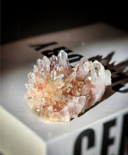 Load image into Gallery viewer, Golden &amp; Red Chrysanthemum Quartz Cluster - small 81g #327
