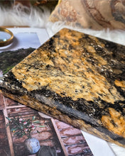Load image into Gallery viewer, Golden Healer x Black Tourmaline &amp; Mica Plate / Thick Slab / Tray - 3.2kg #105
