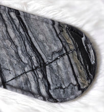 Load image into Gallery viewer, Brazilian Zebra Marble Stone Tray / Plate - 1.3kg #120
