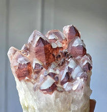 画像をギャラリービューアに読み込む, Red Phantom Quartz Cluster on Rose Gold Stand - 572g #150
