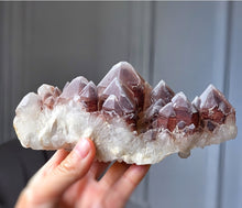 將圖片載入圖庫檢視器 Red Phantom Quartz Cluster - 551g #3

