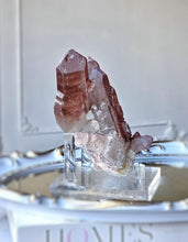 Load image into Gallery viewer, Red Hematite Quartz Cluster on Clear Stand - 532g #302
