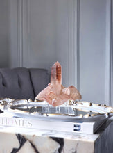 Load image into Gallery viewer, Red Hematite Quartz Cluster on Clear Stand - 468g #304
