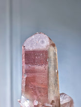 Load image into Gallery viewer, Red Hematite Quartz Cluster on Clear Stand - 468g #304

