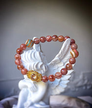 Load image into Gallery viewer, Red Rutilated Quartz Bracelet - 9mm #1
