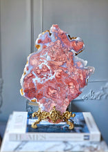 Load image into Gallery viewer, Large Pink &amp; Blue Agate Slab - 1.14kg #7
