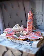 Load image into Gallery viewer, Large Pink &amp; Blue Agate Slab - 1.14kg #7
