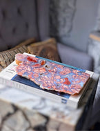 Pink & Blue Agate Slab - 995g #16