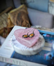 이미지를 갤러리 뷰어에 로드 , Rose Quartz Heart Bowl - 320g #393
