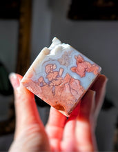 이미지를 갤러리 뷰어에 로드 , Druzy Pink &amp; Blue Agate Cube - 257g #352
