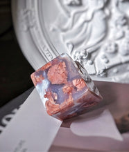 이미지를 갤러리 뷰어에 로드 , Druzy Pink &amp; Blue Agate Cube - 211g #410
