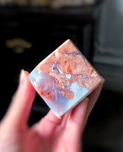 이미지를 갤러리 뷰어에 로드 , Druzy Pink &amp; Blue Agate Cube - 211g #410
