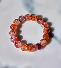 Load image into Gallery viewer, | High Grade | Golden Healer x Red Hematoid Quartz Bracelet - 51g / 15mm #381
