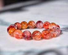 Load image into Gallery viewer, | High Grade | Golden Healer x Red Hematoid Quartz Bracelet - 51g / 15mm #381

