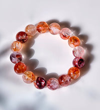 Load image into Gallery viewer, | High Grade | Golden Healer x Red Hematoid Quartz Bracelet - 56g / 14mm #383

