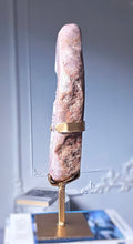 이미지를 갤러리 뷰어에 로드 , Large Pink Amethyst Geode / Slab on Gold Stand - 6.22kg #926
