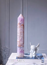 將圖片載入圖庫檢視器 Large Amethyst &amp; Agate Tower on Hand Stand - 1.15kg #373 (Set of 2pcs)
