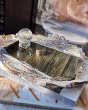 이미지를 갤러리 뷰어에 로드 , Golden Sheen Obsidian Slab - 880g #80
