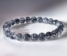 Load image into Gallery viewer, High Grade | Black Rutilated Quartz Bracelet - 8mm / 15g #375
