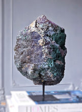 Cargar imagen en el visor de la galería, Amethyst Cluster / Geode on Black Stand - 2.76kg #139
