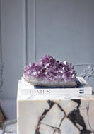 Amethyst Cluster x Sugar Calcite - 2.53kg #96