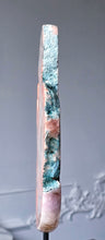 Load image into Gallery viewer, Pink Amethyst Slab on Black Stand - 1kg #70

