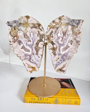 Load image into Gallery viewer, Large Pink Amethyst Butterfly Wings - 2.6kg #72
