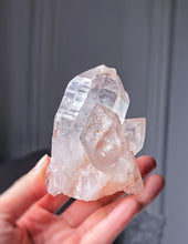이미지를 갤러리 뷰어에 로드 , Pink Himalayan Quartz Cluster on Stand - 264g #559 ( Skeleton inclusion )
