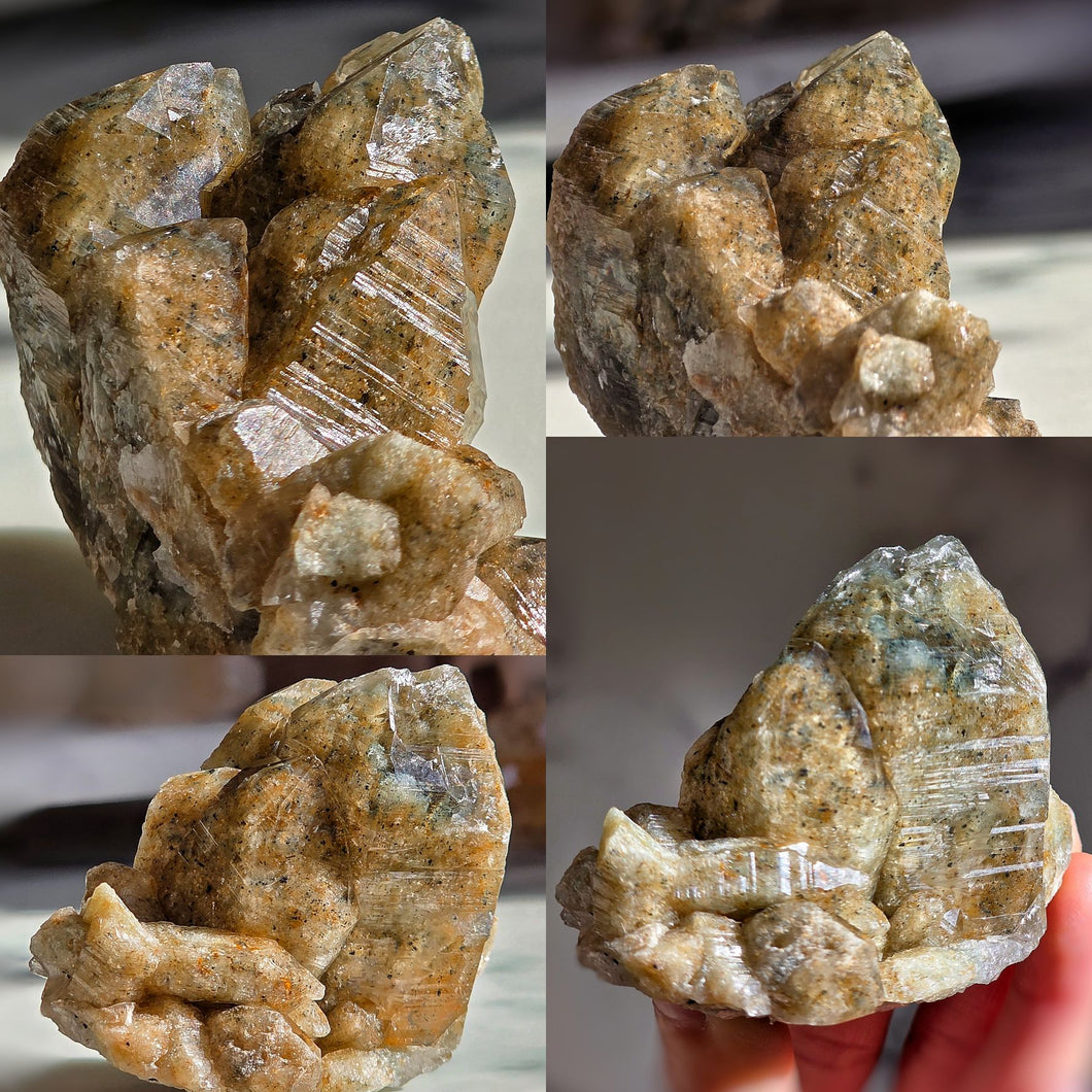 Himalayan Quartz with Golden & Green Inclusions - 164g #428