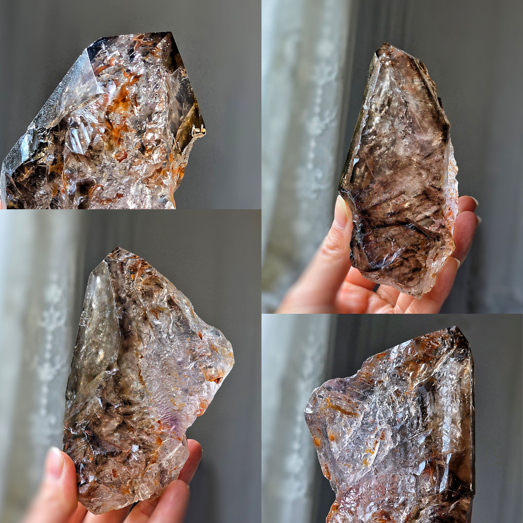 Elestial Smoky Skeleton / Skeletal Quartz - 340g #90