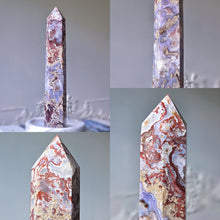 Load image into Gallery viewer, Ocean Jasper x Purple Agate Tower - 755g #14
